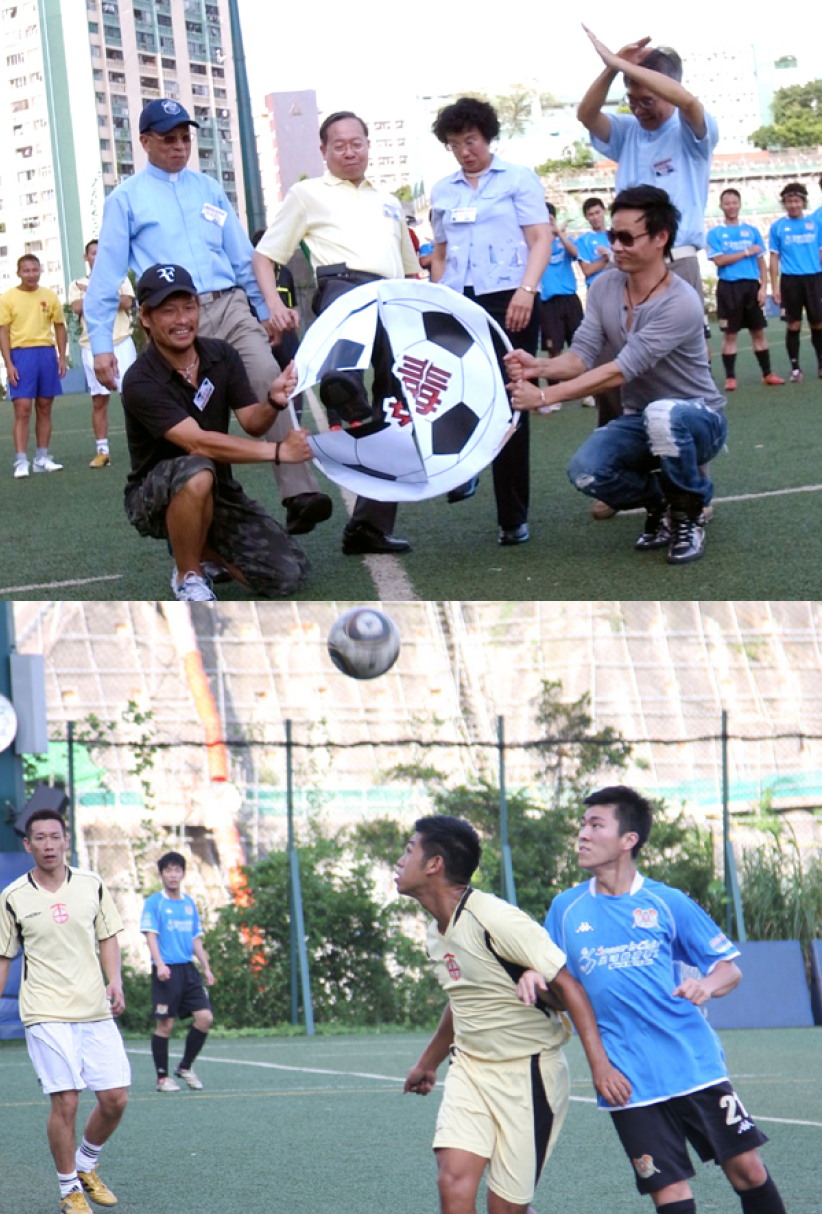 晨曦會VS葛士寶「禁毒挑戰盃」 宣傳抗毒見證主恩