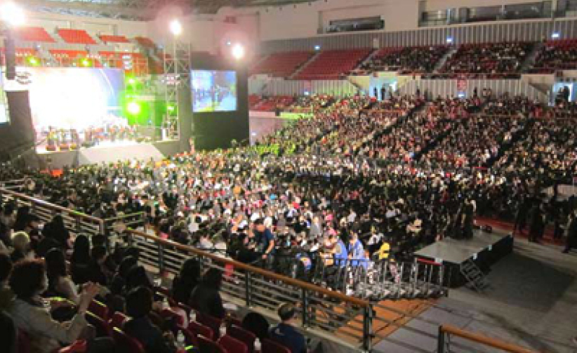 台灣國家祈禱會 馬英九與近八千人同禱