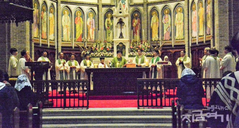 韓國教區為香港和平辦彌撒 促港府善用權護人民