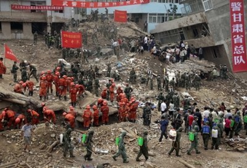 甘肃舟曲将再遇暴雨 宣明会加紧推进救灾