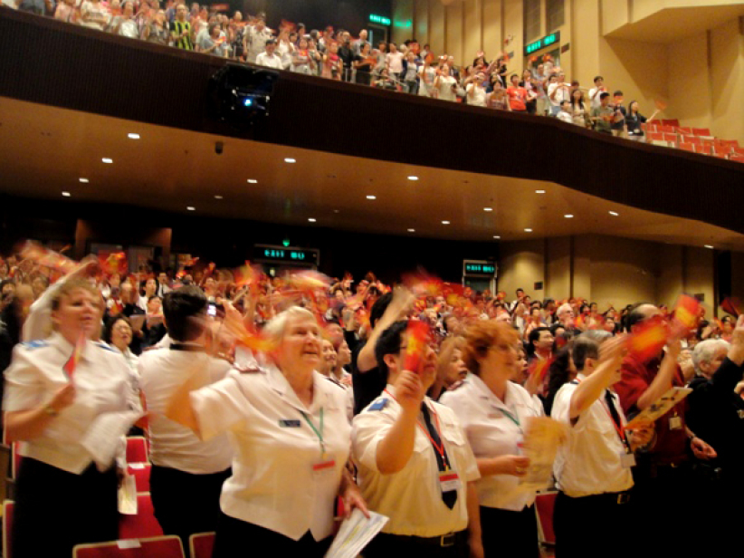 救世軍港澳軍區80周年慶典開幕禮舉行