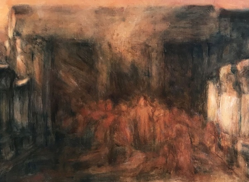 【當代藝粹】黃斌：《從公元30年至今的迦百農會堂》——油畫欣賞及藝術創作理念