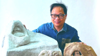 平凡石頭開口《讚美》上帝！ 周文志的雕塑活化工程