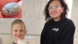 學校郊遊 女童驚現3500年前太陽神護身符