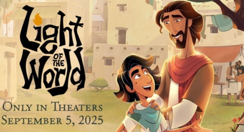 耶穌主題2D動畫片《世界之光》下週登陸美國院線